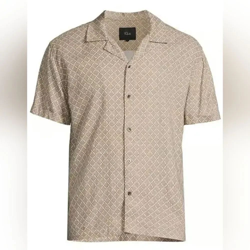 Rails Men’s Atlas Short Sleeve Camp Shirt size XXL